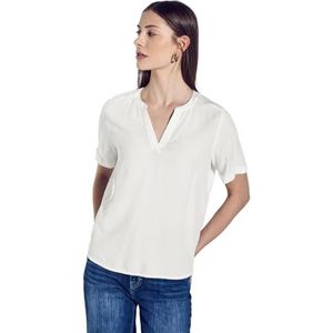 STREET ONE Blouse in effen kleur, off-white, 38