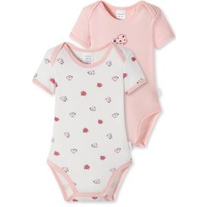 Schiesser Unisex Baby 2 PACK Bodies mit Arm - 100% Organic Bio Baumwolle - Größe 56 bis 104