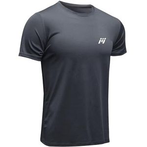 MEETWEE sportshirt voor mannen, hardloopshirt korte mouw mesh functioneel shirt ademend shirt korte mouw sportshirt trainingsshirt voor mannen