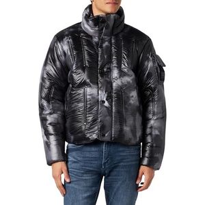 G-STAR RAW Lofty Puffer Jacket, Meerkleurig (dk black blurry camo D23637-D453-G144), XL