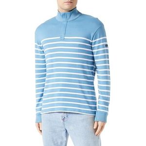 Armor Lux Sweatshirt, blauw St. Lô/wit, M, St Lôblauw/wit, M