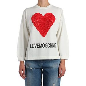 Love Moschino Damestrui Sweater, A01+CUORE ROSSO, 48