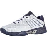 K-Swiss Performance Hypercourt Express 2 tennisschoen voor heren, wit/peacoat/zilver, 43 EU, White Peacoat Silver, 43 EU