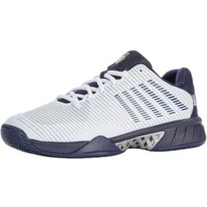 K-Swiss Performance Hypercourt Express 2 tennisschoen voor heren, wit/peacoat/zilver, 47 EU, White Peacoat Silver, 47 EU