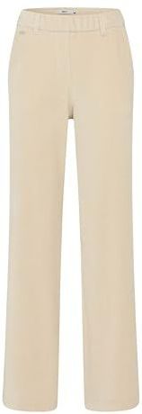 Brax Style.Maine Jersey Corduroy Wide Leg Broek, 60 canvas, 26W x 32L dames, 60 canvas, 26W x 32L