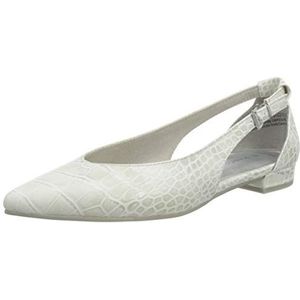 MARCO TOZZI Dames 2-2-22114-26 ballerina ballerina's, Lt Grey Croco, 38 EU