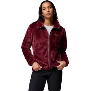 Columbia Dames Fire Side 2 Sherpa volledige ritssluiting, volledige rits fleece jas, Rich Wine, XS