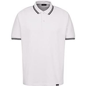 Seidensticker Heren Regular Fit Polo Shirt, Wit, XL, wit, XL