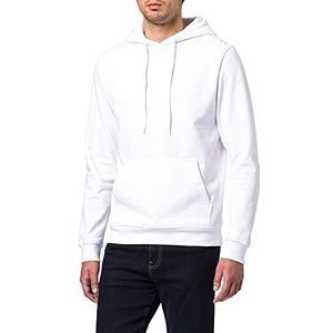 Build Your Brand Heren hoodie Basic Hoody Hoodie Hoodie voor mannen verkrijgbaar in vele kleuren, maten XS - 7XL, wit, XS