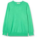 Peppercorn Tana gebreide trui met ronde hals en lange mouwen | groene truien voor dames VK | lente dames truien | maat 18