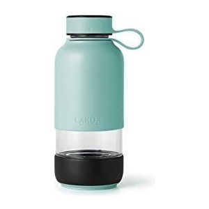 Lékué to Go Drinkfles, Glas, Blauw 600 ml