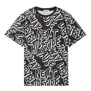 Bikini - Tekst Print - Jersey - Losse Pasvorm - Ronde Hals