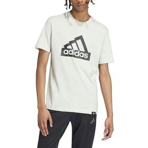 adidas Heren MODERN ESSENTIALS GRAPHIC TEE, linen green, XL