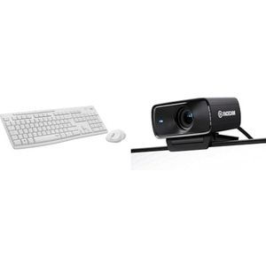 Logitech MK295 Silent Wireless & Elgato Facecam MK.2 – Premium Full