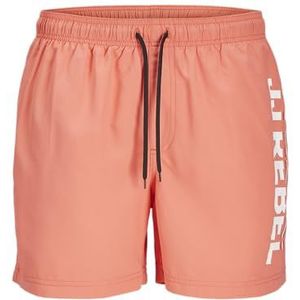 JJ REBEL Jrebhawaii Swim Short Logo, hot coral, L