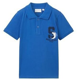 TOM TAILOR Poloshirt voor jongens, 34662 - Soft Sapphire Blue, 104/110 cm