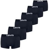 Levi's Solid Basic Trunk Boxer Briefs voor heren, Donkerblauw, M