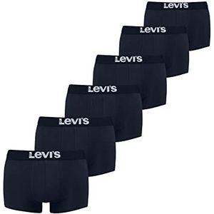 Levi's Solid Basic Trunk Boxer Briefs voor heren, Donkerblauw, L