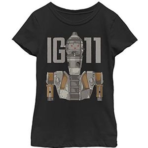Star Wars Girl's Girl's Short Sleeve Classic Fit T-shirt, zwart, XS