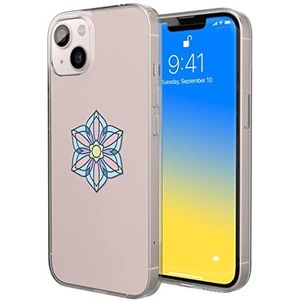 Bonateks, Digitaal bedrukte hoes, compatibel met iPhone 14, telefoonhoes, beschermhoes, schokbestendig, siliconen, flexibel, transparant