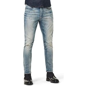 G-STAR RAW Heren D-staq 3d Slim Jeans, blauw (antic faded lapo blue destroyed C052-B819), 33W / 32L, blauw (Antic Faded Lapo Blue Destroyed C052-b819), 33W / 32L