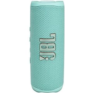 JBL Flip 6 draagbare Bluetooth luidspreker met oplaadbare batterij, water; en stofdicht, compatibel met PartyBoost, tot 12 uur speeltijd ; Blauwgroen