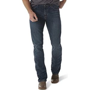 Wrangler Heren Jeans Retro Enkellaarsjes Cut Slim Fit Retro Adaptado Con Corte de Bota Set van 2 jeans in bootsnit Retro Slim Fit - Klassiek, Modern, Retro, Uniek - Heren, River Wash, 33W x 30L