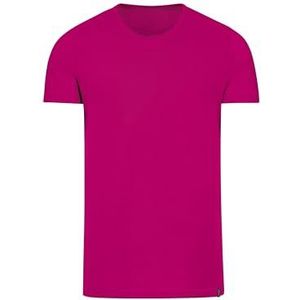 Trigema T-shirt voor dames van katoen/elastaan, magenta, XL