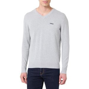 Pepe Jeans Heren M Basic V Sweater Knitwear, Grijs (Marl Grijs), M, Grijs (mergel grijs), M