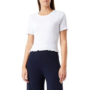 Koton T-shirt met ronde hals en korte mouwen, Off White (001), L