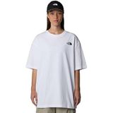 The North Face - White Logo Front - T-shirt - Wit - 100% Katoen