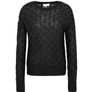 bugatti damestrui met ronde hals, Zwart-290, L