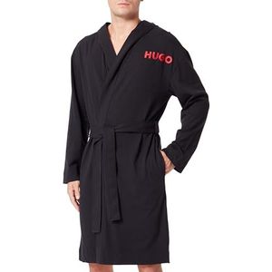 BOSS Heren Linked Robe Dressing Gown, zwart 1, L