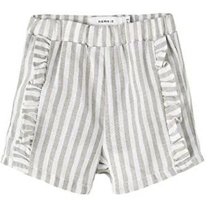 Name It NBFHUSILLE korte broek, gedroogde salie, 50 meisjes, lichtwit, 50, lichtwit, 50, Helder wit, 50