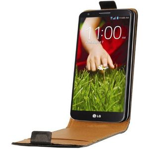 Swiss Charger SCP10133 hoesje voor LG G2 Leer Zwart