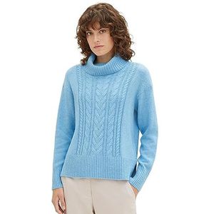 TOM TAILOR Damestrui, 12391 - Clear Light Blue Melange, 3XL