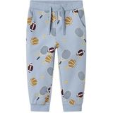 Name It - NmmKeaton - Joggingbroek - Dusty Blue met Print
