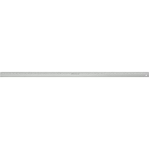 Linex 19100M aluminium liniaal 1000 mm, snijrand, facet, antislipstrips op de achterkant