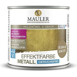 Goudkleur Mettalic geelgoud verouderd 5L Mutler - echte metalen pigmenten. Binnen en buiten: Hout, metaal, gips, PVC