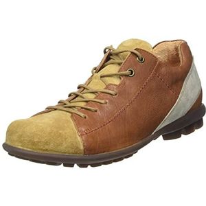 Think! Heren Kong_3-000590 duurzame vervangbare binnenzool veterschoenen, 3020 cognac/combi, 40,5 EU, 3020 Cognac Combi, 40.5 EU