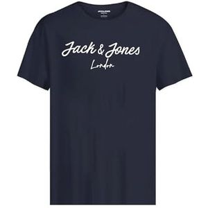 JACK & JONES Heren T-shirt, navy blazer, S
