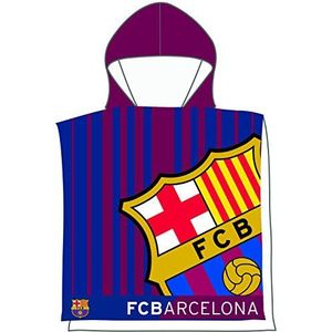 FCB FC Barcelona handdoek poncho 202, blauw, 55 x 110 cm (Skybrands A/S 5.71076E+12)