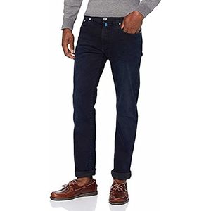 Pierre Cardin Lyon Tapered Jeans voor heren, blauw-zwart., 40W x 34L
