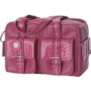 Jill-e Leather cameratas voor dames, roze (M)