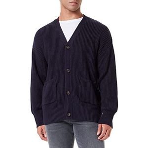 True Religion Heren Cardigan gebreide jas, DK Blue, standaard