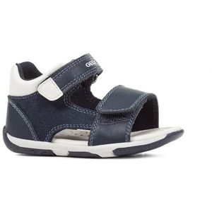 Geox Babyjongens Tapuz Boy B sandaal, marineblauw/wit, 19 EU