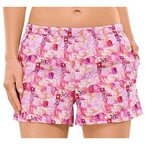 Schiesser Dames shorts pyjamabroek, meerkleurig (multicolor 1 904), 44