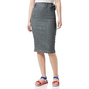 Queen Kerosin Queen rok voor dames, gestreept, S