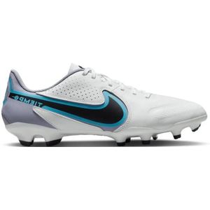 Nike Tiempo Legend 9 Academy MG Gymschoenen voor dames, Wit Wit Zwart Baltisch Blauw Roze Blast, 38 EU