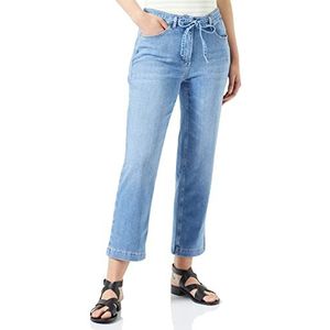 GERRY WEBER Edition Dames Straight Fit Jeans, blauw denim met gebruik, 38R, Blauwe denim met gebruik., 38
